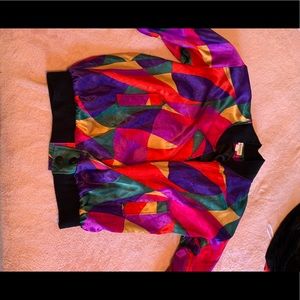 Colorful windbreaker jacket